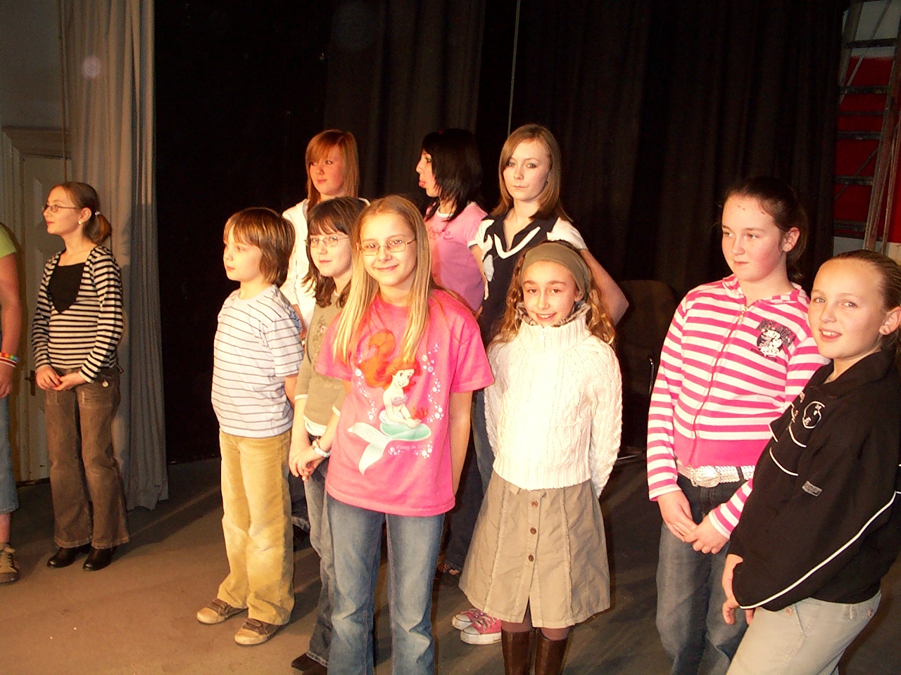Snow White rehearsal photograph