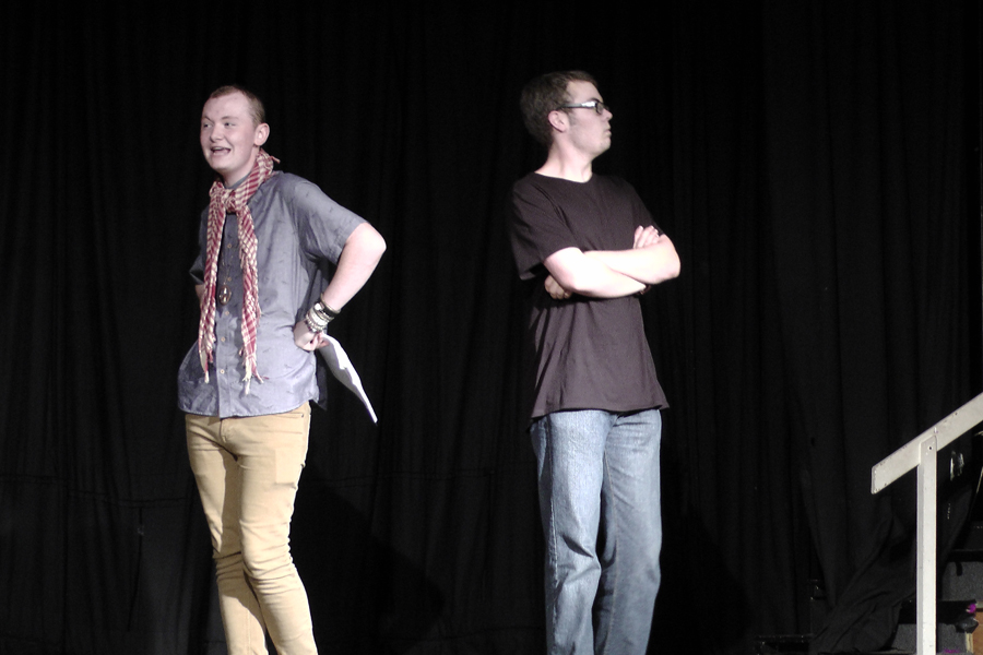 Snow White rehearsal photograph
