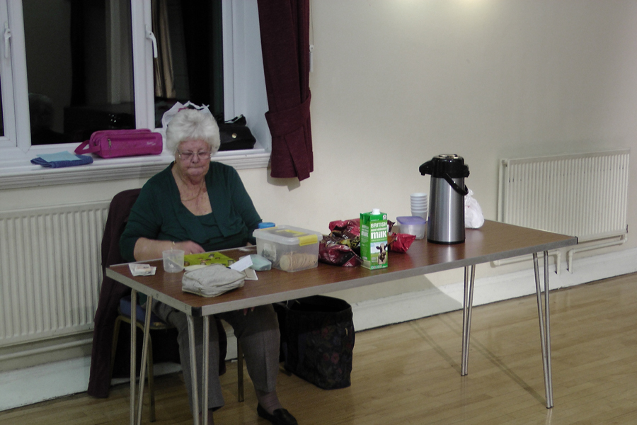 Snow White rehearsal photograph