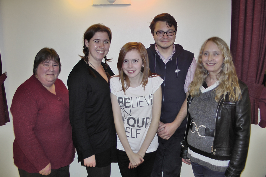 Snow White rehearsal photograph