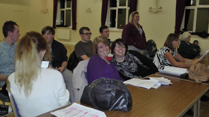 Snow White rehearsal photograph