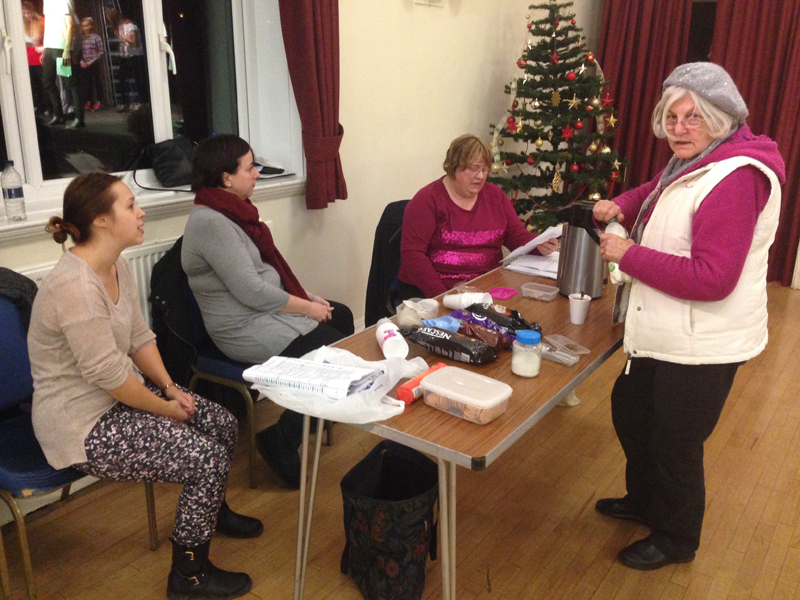 Snow White rehearsal photograph