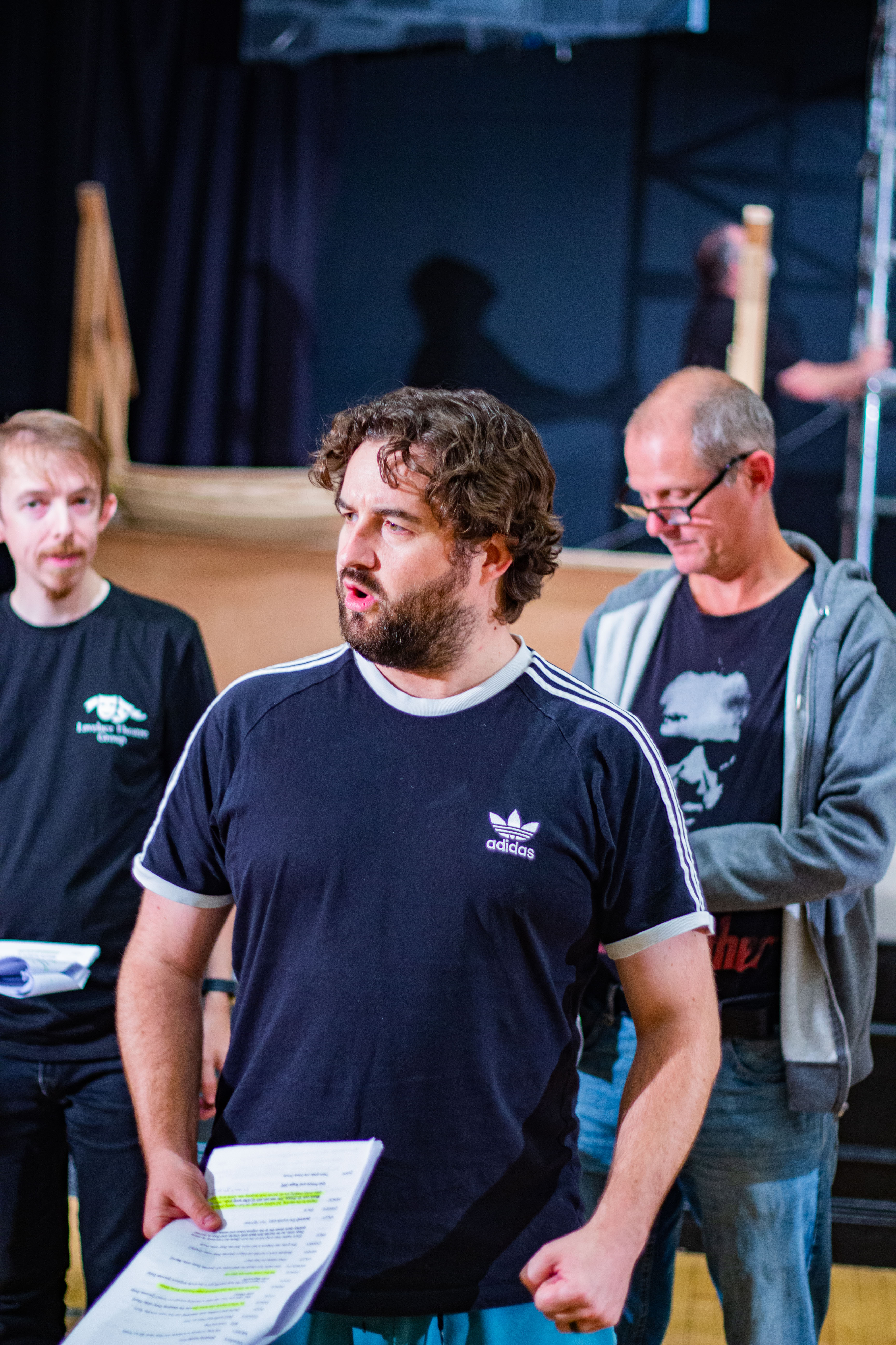 Snow White rehearsal photograph