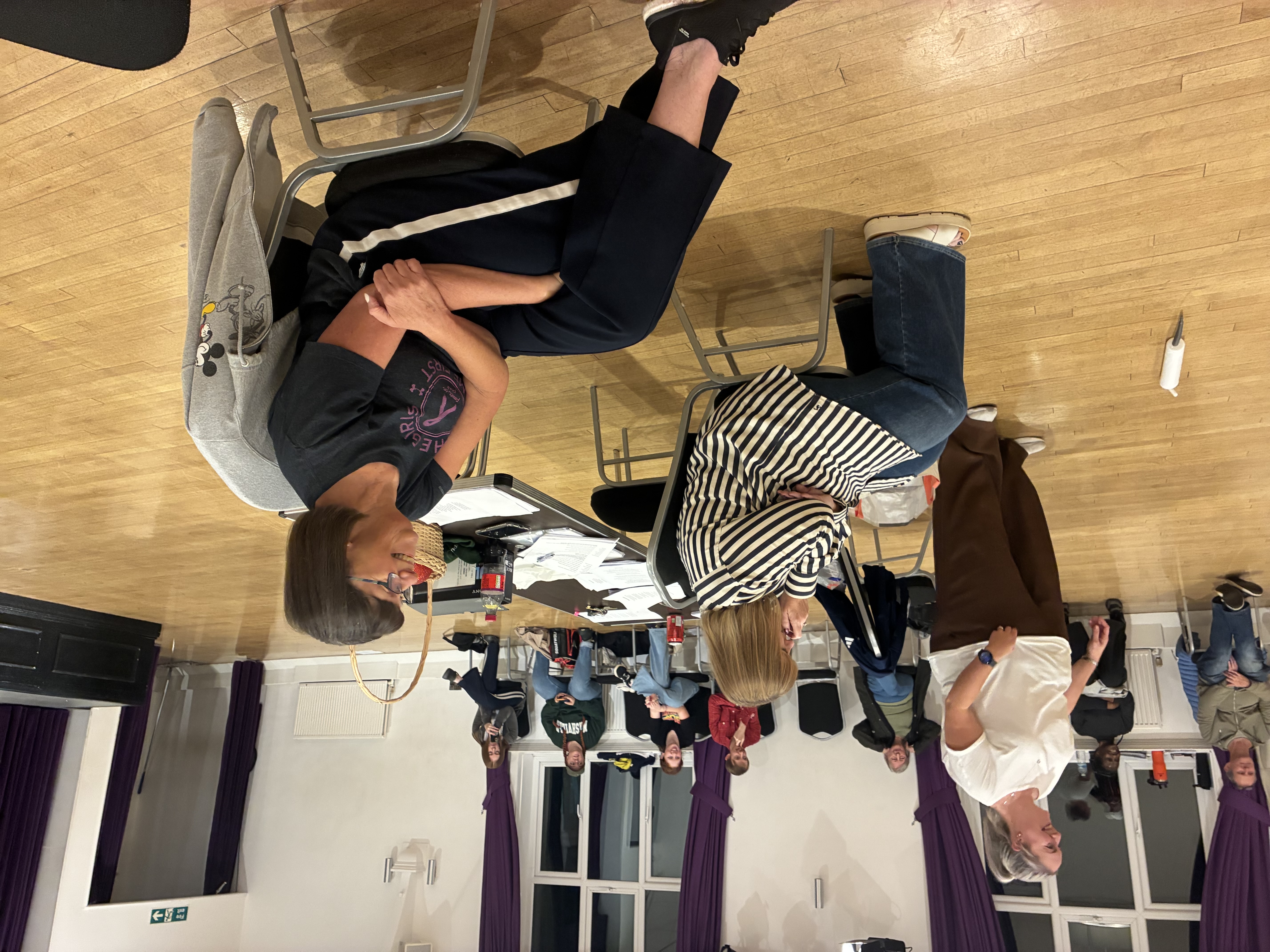 Snow White rehearsal photograph