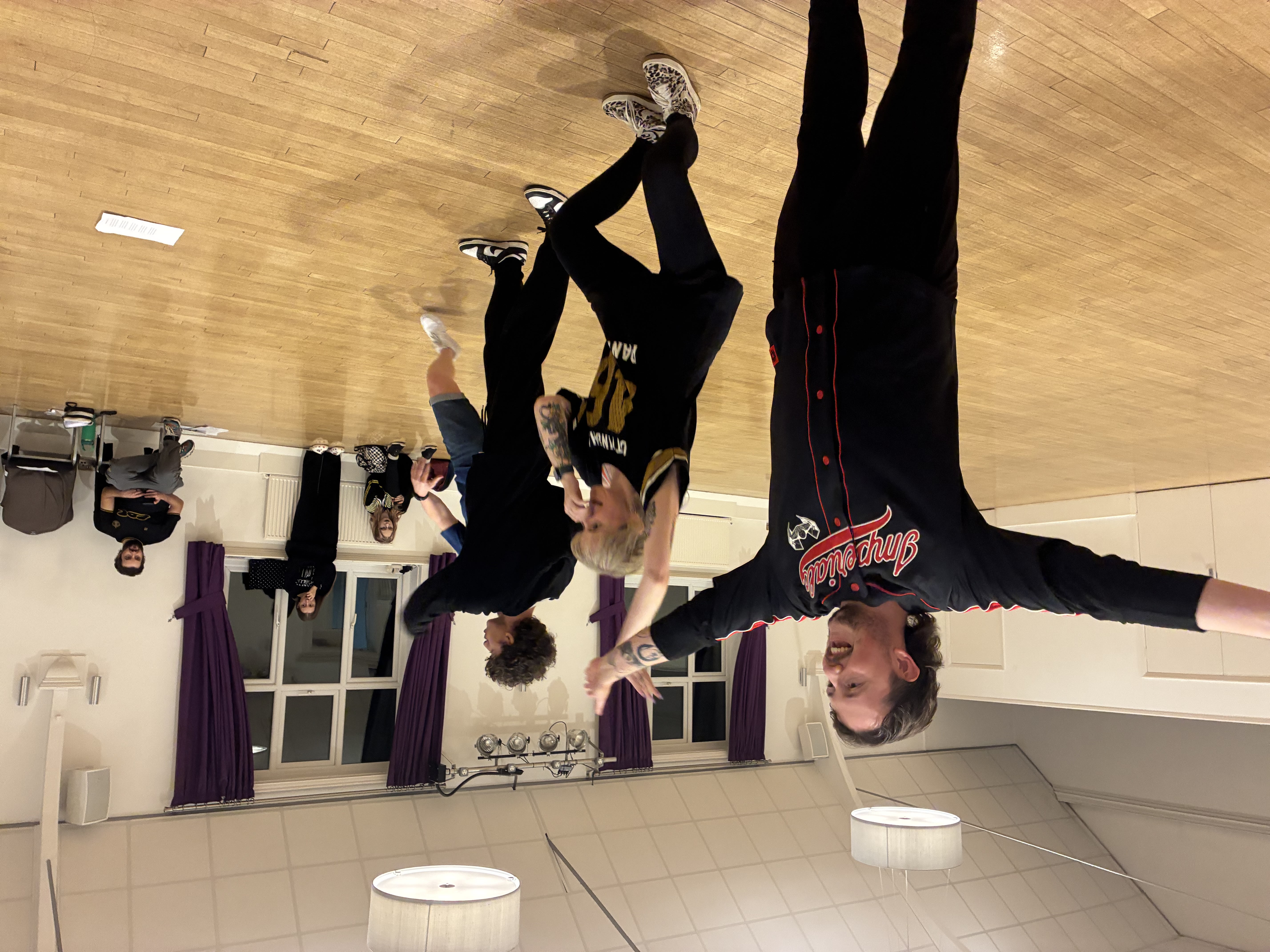 Snow White rehearsal photograph